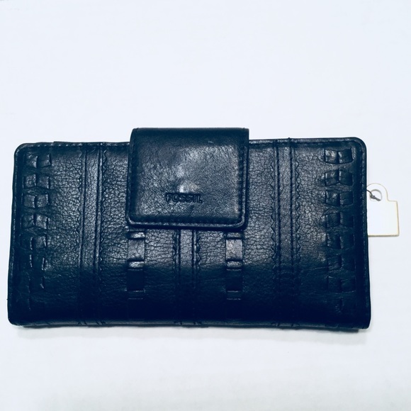 Fossil Handbags - NWT Fossil | Black Leather RIFD Wallet